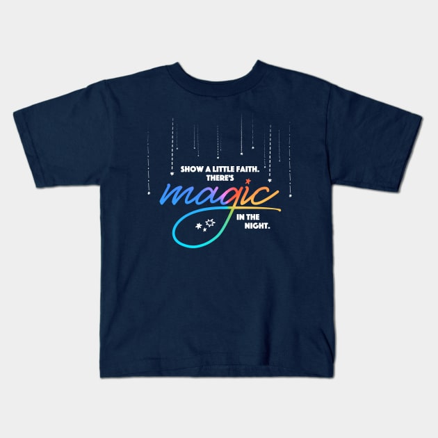 Magic in the Night Kids T-Shirt by MorvenLucky